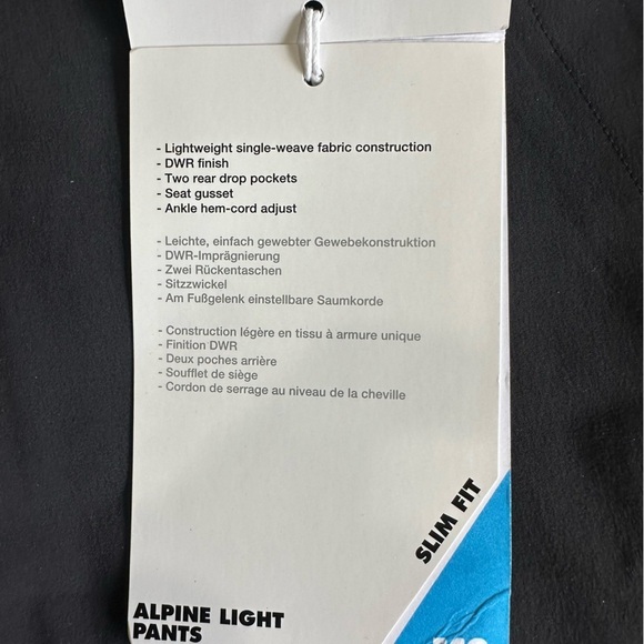 Black Diamond Women's Alpine Light Climbing Hiking Pants Large NEW - Picture 12 of 15